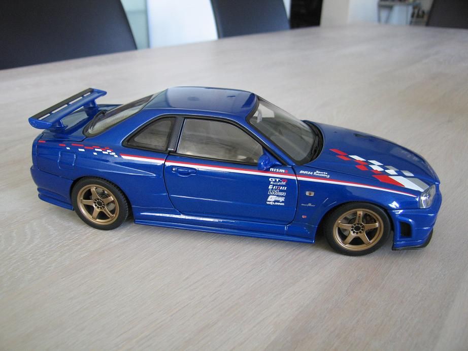 autoart 1/18 日産 GTR R34 sports resetting RARE* 1/18 AUTOart